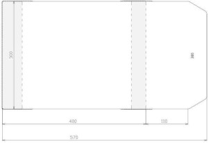 Okładka regulowana 300x510mm (50szt)