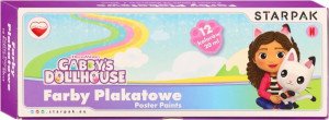 FARBY PLAK 12KOL 20ML GABBY S DH STK PUD 6/24