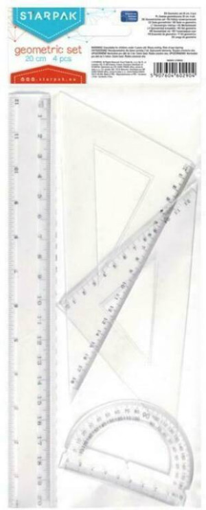 Zestaw geometryczny 4 elementy 20cm