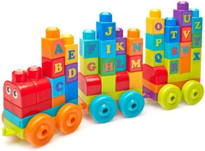 Mega Bloks Pociąg edukacyjny ABC