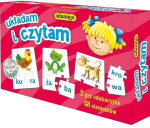 Układam i czytam. 2 gry edukacyjne