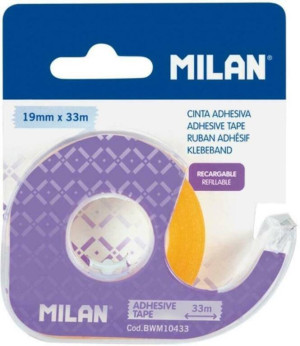 MILAN. Taśma samoprzylepna z dyspenserem 19mm x 33m