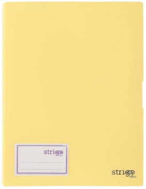 Album ofertowy A4 40 koszulek żółty STRIGO