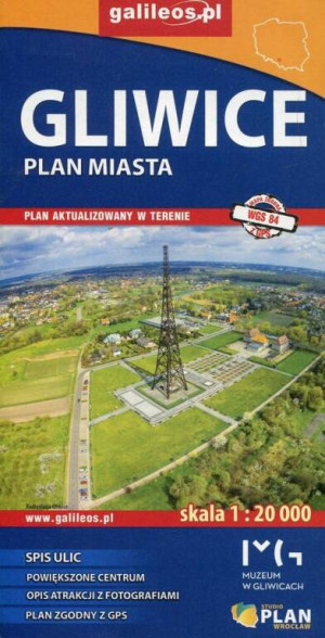 Plan miasta - Gliwice 1:20 000