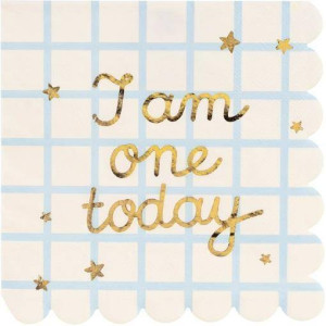 Serwetki papierowe I am one today 33x33cm