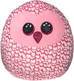 Różowa sowa 30 cm. TY Squish-a-Boos