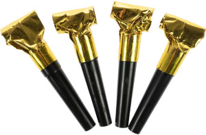 Gwizdki glam party 4szt