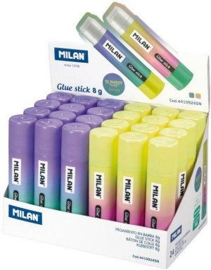 Klej w sztyfcie Sunset 8g MILAN. 24 sztuki