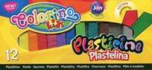 Plastelina Colorino Kids kwadratowa, 12 kolorów