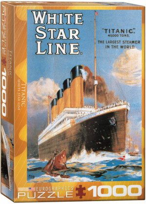 Puzzle1000 Biała gwiazda Titanic 6000-1333