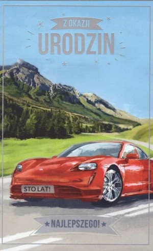 Kartka okolicznościowa. Urodziny. P02