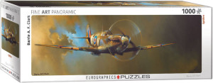 Puzzle 1000 panoramic Spitfire by Barrie A.F. Clark 6010-0952