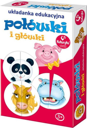 Układanka edukacyjna: Połówki i Główki