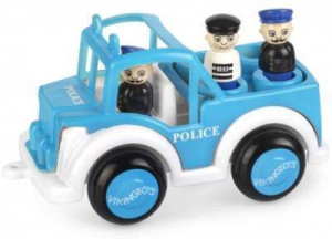 Pojazd jeep Policja z figurkami jumbo