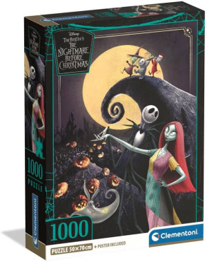 Puzzle 1000 COMPACT Nightmare Before Christmas