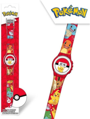 Zegarek cyfrowy. Pokemon
