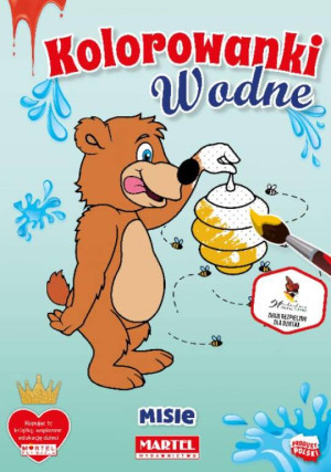 Misie. Kolorowanki wodne