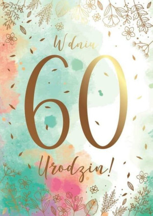 Karnet. 60 urodziny