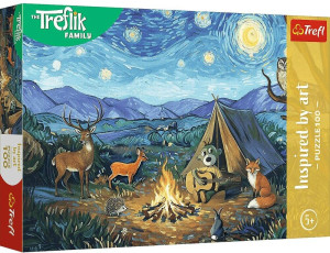 Puzzle 100 Przy ognisku TREFL