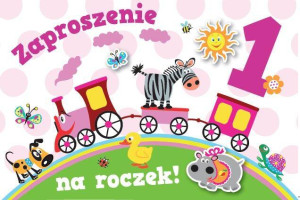 Zaproszenie. Urodziny roczek