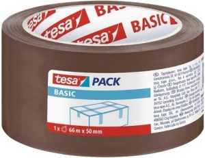Taśma pakowa brązowa Basic 66m x 50mm