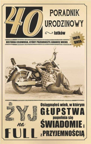Kartka okolicznościowa. Urodziny 40