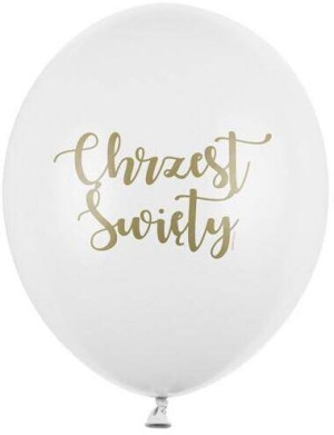 Balony Chrzest Święty Pastel 30cm