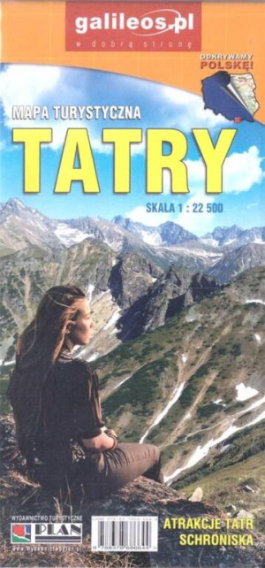 Tatry. Mapa turystyczna 1:22 500