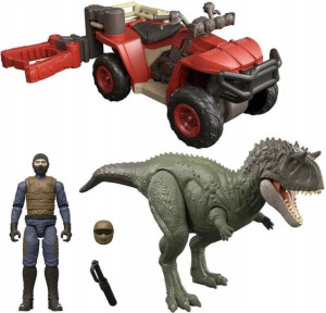 Jurassic World Dinozaur i pojazd terenowy