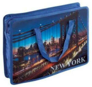 Teczka na prace plastyczne z nadrukiem. New York.