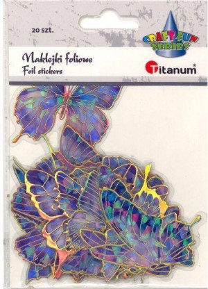 Naklejki foliowe motyle 10 wzorów
