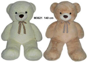 Maskotka Miś 140cm 2 kolory 160119 mix cena za 1 szt