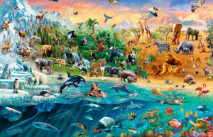 Puzzle PQ 1000 Królestwo zwierząt G3