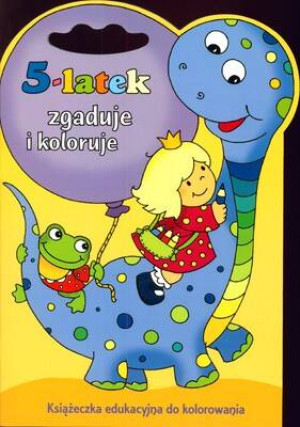 5-latek zgaduje i koloruje