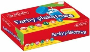 Farby plakatowe 8 kolorów x 20ml