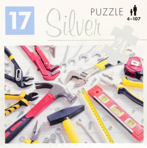 Puzzle 24 Narzędzia Silver ALEX