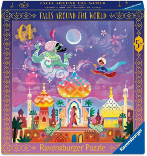 Puzzle dla dzieci: Magiczna lampa Alladyna 64el