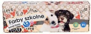 Farby szkolne Pieski 12kol 20ml ASTRA