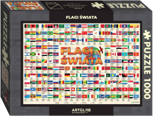 Puzzle 1000. Flagi świata