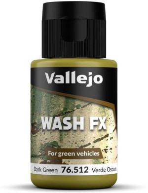 Vallejo: 76.512 - Wash FX - Dark Green (35 ml)