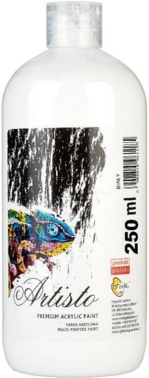 Farba akrylowa biała 250ml