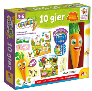 Lisciani 10 gier Carotina