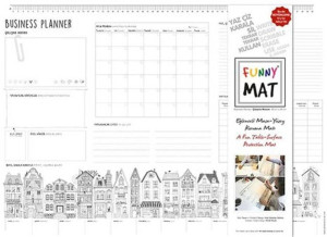 Mata transparentna Business Planer Funny Mat