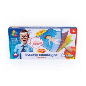 Edukacyjne plakaty. Człowiek