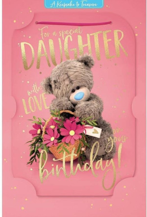 Karnet holograficzny 3D For a special daughter