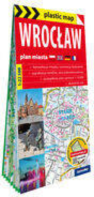 Plastic map Wrocław 1:22 500 w.2025