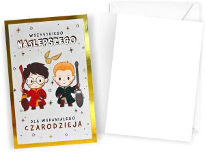 Karnet urodziny Harry Potter