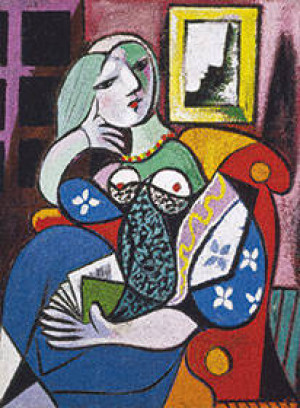 Puzzle 1000. Picasso Kobieta z książką