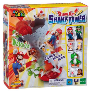 Super Mario. Rozchwiana wieża BlowUp! Shaky Tower. Gra zręcznościowa