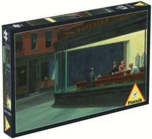 Puzzle 1000 el. Hopper Nighthawks